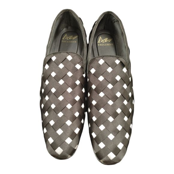 MEN'S FASHION PLAIN TOE SMOKER DRESS WEAVE SLIP ON BY AFTER MIDNIGHT. PRINCE. - Picture 6 of 8